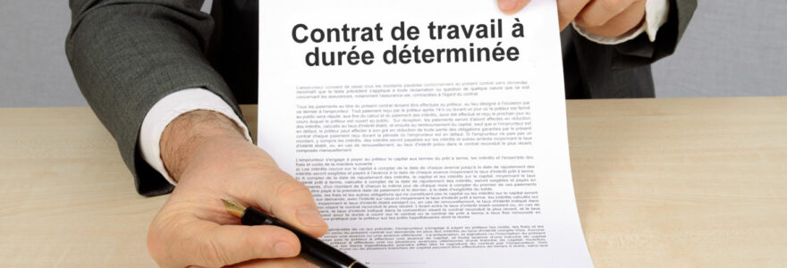 Avenant au contrat CDD